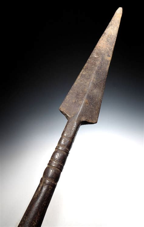 ANCIENT ISLAMIC WEAPONS UMAYYAD IRON SPEAR BYZANTINE ROMAN