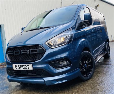 Chrome Blue Ford Transit Custom Q Sport | Ford transit, Transit custom ...