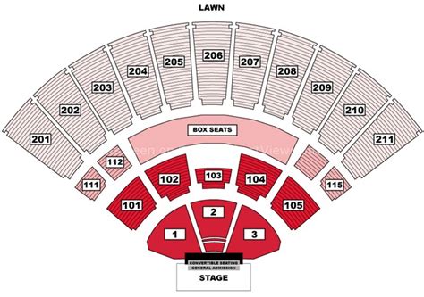 Toyota Amphitheatre, Wheatland CA - Seating Chart View