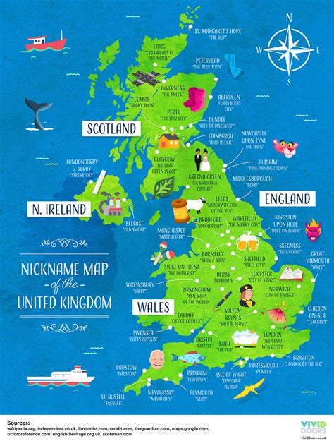 Uk Funny Place Names Map - Vanya Jeanelle