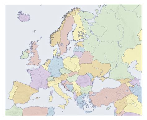 Mapa Politico Europa Mudo Para Imprimir | Marruecos Mapa