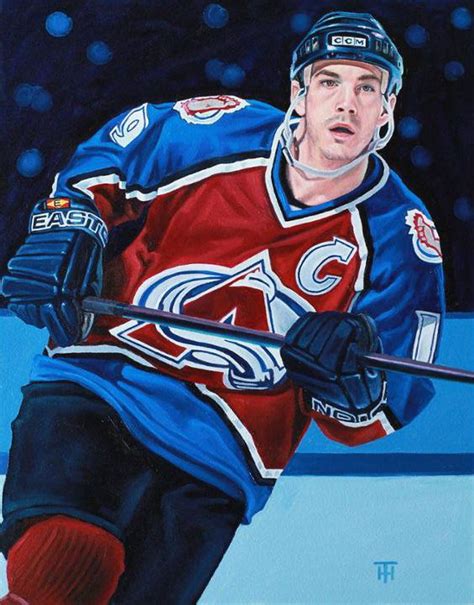 Joe Sakic, Colorado Avalanche by Tony Harris | Colorado avalanche ...