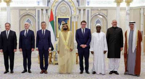 UAE Vice President receives credentials of new ambassadors