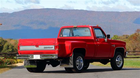 1988, Chevrolet, K30, Dually, Pickup, Truck, Red Wallpapers HD / Desktop and Mobile Backgrounds