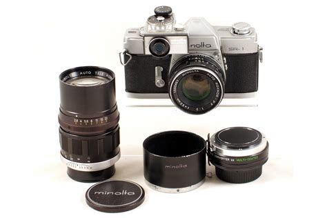 Lot 284 - Group of Minolta Film Cameras & Lenses.