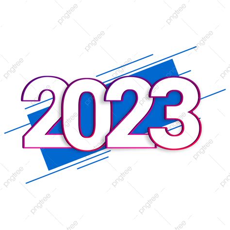 New Year 2023 Vector Art PNG, 2023 Happy New Year Text, 2023, Happy New Year 2023, 2023 New Year ...