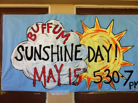 Sunshine Day Banner for Open House