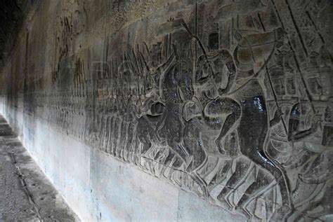 Photo of Army of Suryavarman II by Photo Stock Source - ruin, Angkor ...