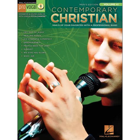 Hal Leonard Contemporary Christian Pro Vocal Songbook & CD - Men's ...