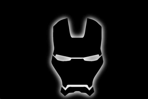 Iron Man Black And White Wallpaper