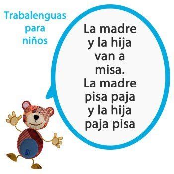 Trabalenguas cortos para niños