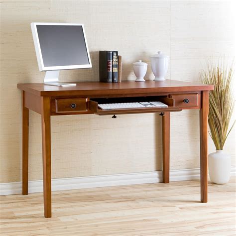 Amazon.com - SEI Classic Medium-Mahogany Desk with 2 Drawers and ...