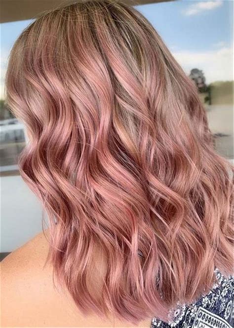 50 Pretty And Stunning Rose Gold Hair Color & Hairstyles For Your Inspiration - Women Fashion ...