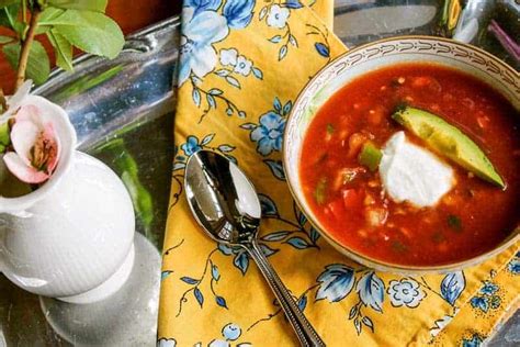 Homemade Gazpacho Soup Recipe- Healthy & Easy