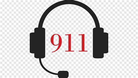 911 Dispatcher Headset Clipart - Feketerdo