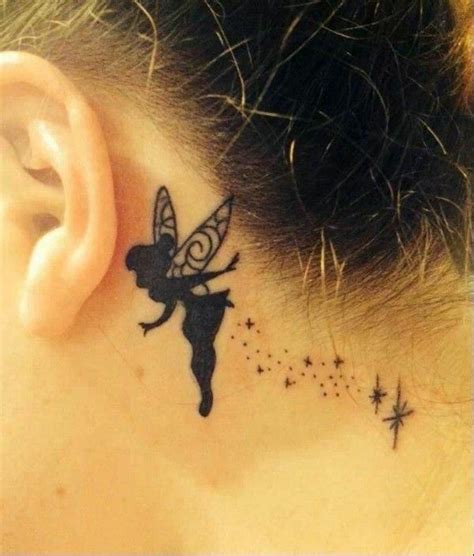 5+ Tinkerbell Tattoos Behind The Ear | Tatuagem da sininho, Tinkerbell tatuagem, Tatuagem fada