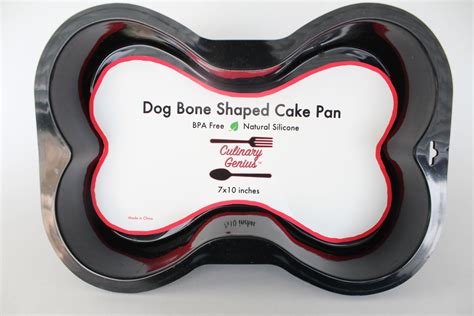 Fun dog bone shaped silicone baking pan for dogs and humans. Perfect ...