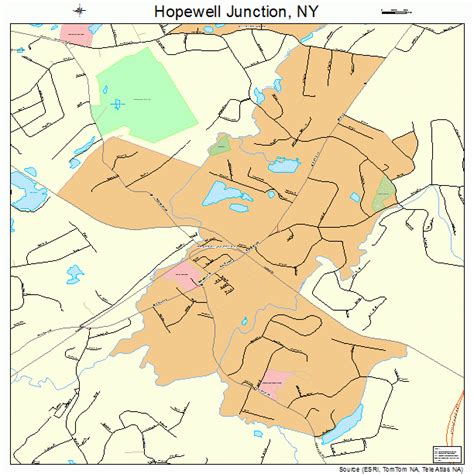 Hopewell Junction New York Street Map 3635573