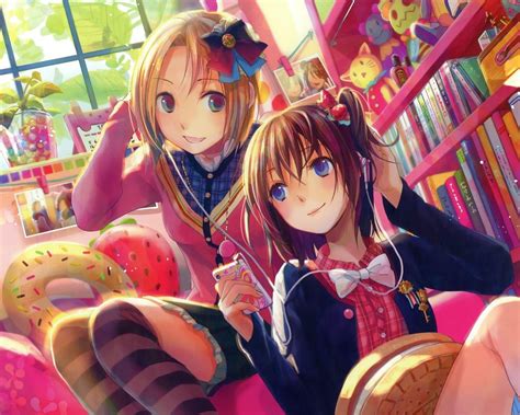 Friendship Anime Pictures : Anime Cute Friends Wallpapers | Bocarawasute