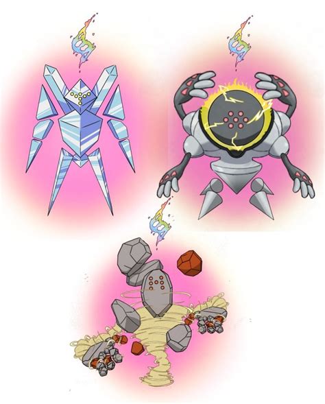 Mega Regice, Registeel, Regirock. Fakemon | Pokemon rayquaza, Pokemon ...