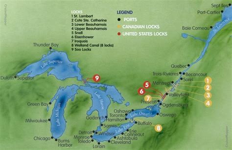 St Lawrence River Map Images