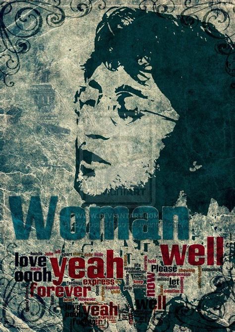 John Lennon the song- Woman - by ArtByKostasTsipos on deviantART | John lennon birthday, John ...