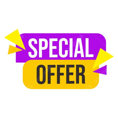 Special Offer Vector Free Download, Special Offer Tag, Special Offer Label, Sale PNG and Vector ...