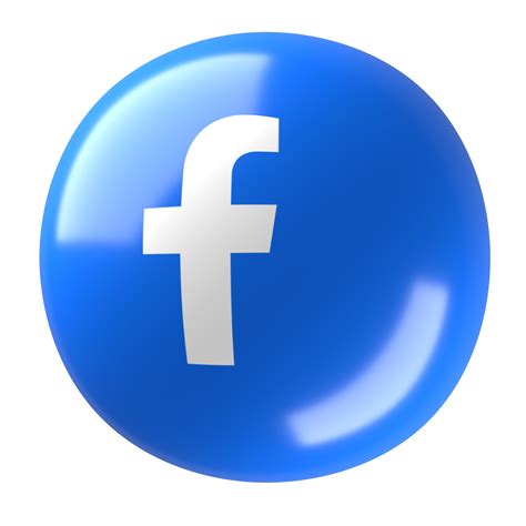 Facebook 3D Logo 27224008 PNG