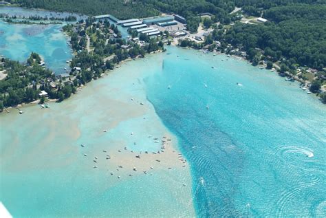 Counties » Antrim » Torch Lake Sandbar Boats 030 | Anderson Aerial Photography