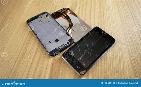 Mobile Phone Repair. Touchscreen Replacement Stock Image - Image of ...