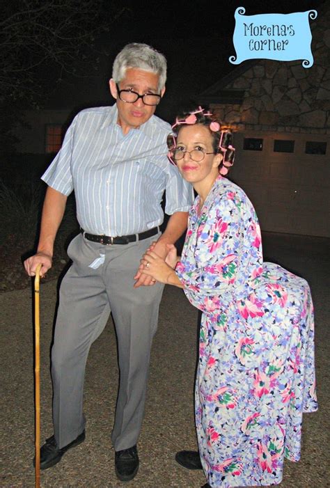 DIY Couples Costume: Grumpy Old Man and Woman - Morena's Corner