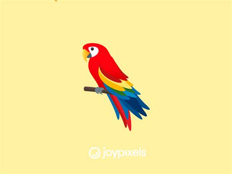 The JoyPixels Parrot Emoji - Version 4.5 by JoyPixels on Dribbble