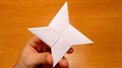 How To Make a Paper Ninja Star (Shuriken) - Origami - YouTube