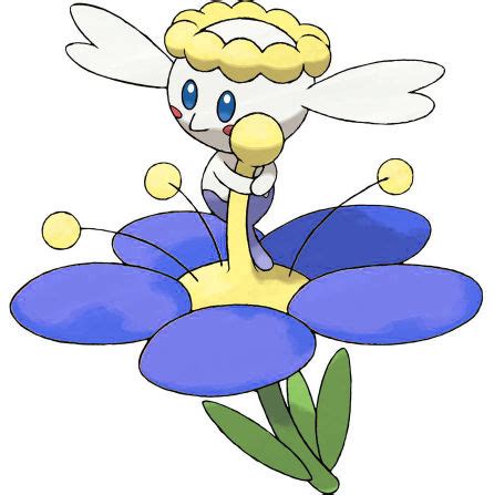 Shiny Flabebe (Blue Flower) by Noodnood966 on DeviantArt