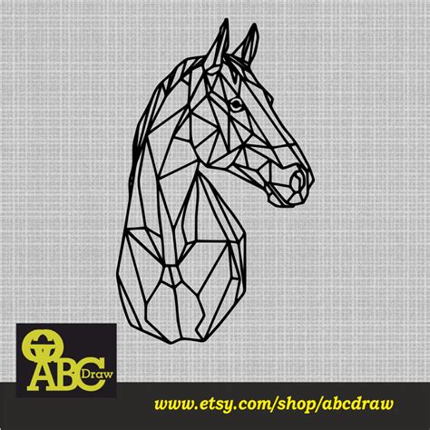 Horse Design Laser Cut Svg Dxf Files Wall Sticker Engraving | Etsy