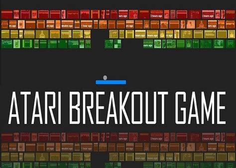 Atari Breakout Game- Play Online For Free | Breakout game, Atari ...