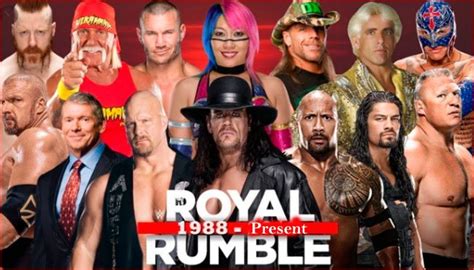 WWE Royal rumble winners list 1988 to present