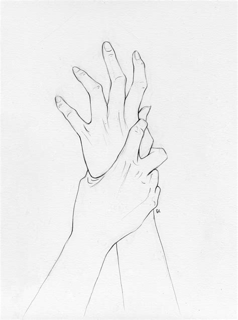 Reaching Hands Drawing at GetDrawings | Free download