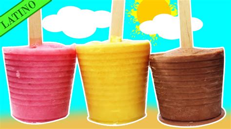 Paletas de Helado Caseras | Summer Recipe: Homemade Popsicles | Receta de Verano - YouTube