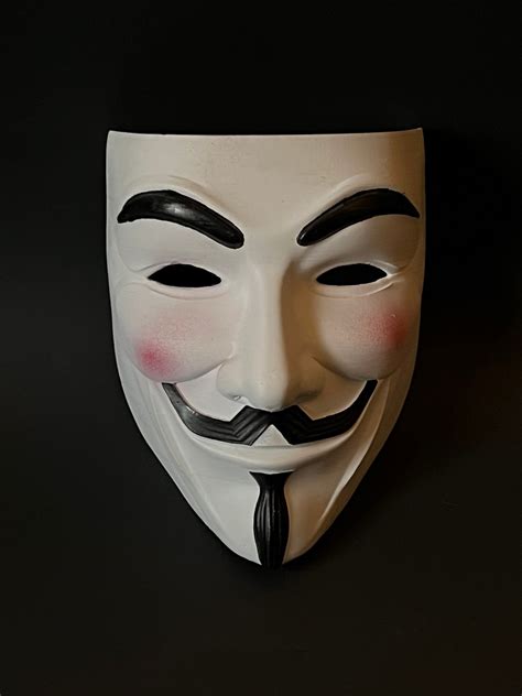 3d Printed Guy Fawkes anonymous Mask - Etsy Canada