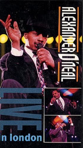 Alexander O'Neal Live In London UK video (VHS or PAL or NTSC) (300779)