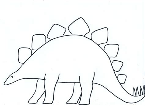 Dinosaur Outline Printable