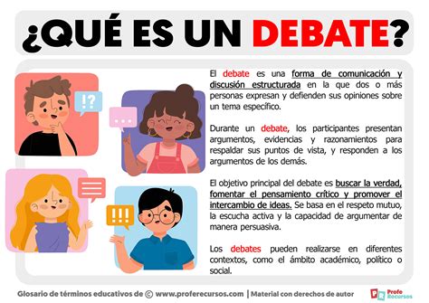 Qué es un Debate | Definición de Debate