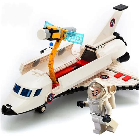 297pcs Space Shuttle Rocket Astronaut Model Figures Assembled Inserted ...