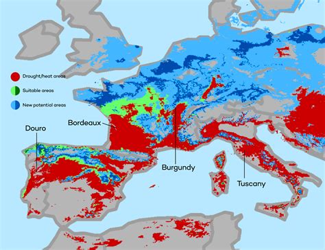 Climate Change vs Wine: A Snapshot of Year 2050 | Wine Folly