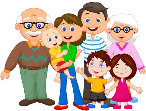 Extended family Clip art - A happy png download - 1600*1224 - Free ...