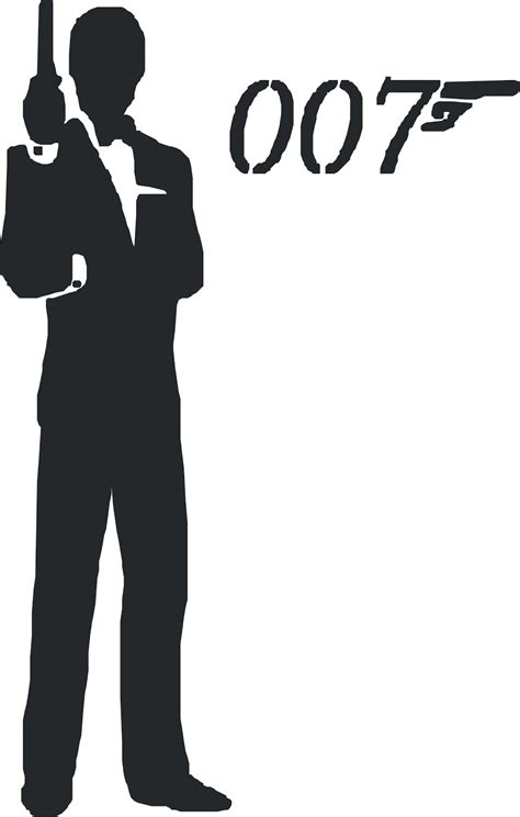 94+ James Bond Silhouet... James Bond Clipart | ClipartLook