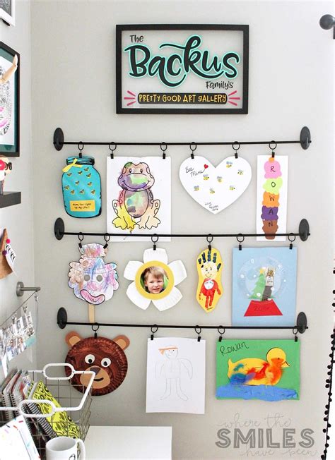 Easy DIY Kids Art Display: Simple, Inexpensive, & No Damage!