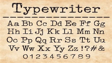 What Font Is Typewriter - A Guide To Typewriter Fonts