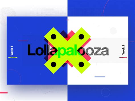 Lollapalooza (concept) | Graphics inspiration, Logo design, Web graphics